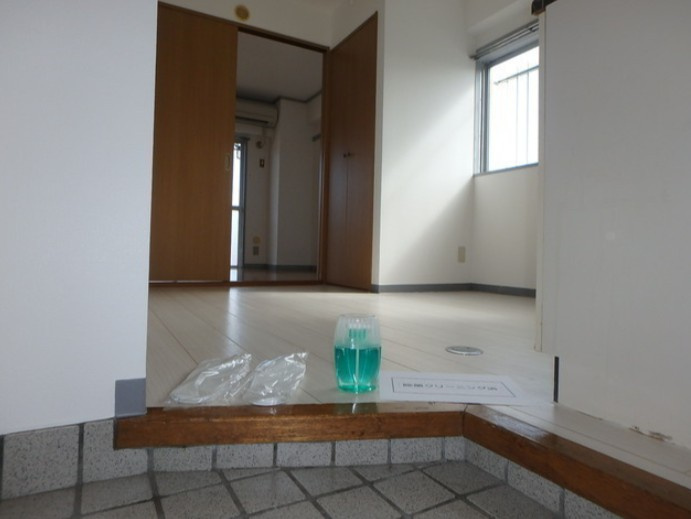 越谷市赤山町２丁目の賃貸マンションの玄関