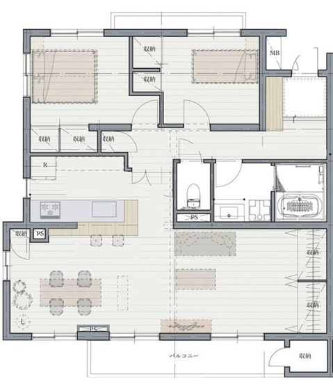 【間取り】 | ＣＬＯＶＥＲ　ＲＥＳＩＤＥＮＣＥ（クローバーレジデンス）