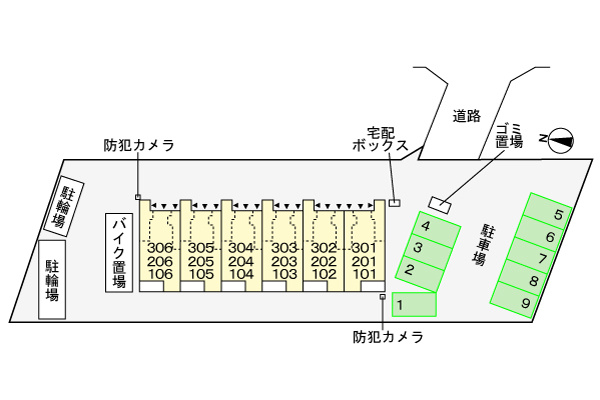 【区画図】 | メゾンサブーリュ