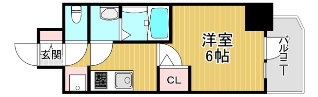 【間取り】 | エスリード大阪城クローグ