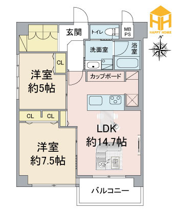 梅田ベイス・ワンの間取り|※現況と図面が異なる場合現況を優先いたします。