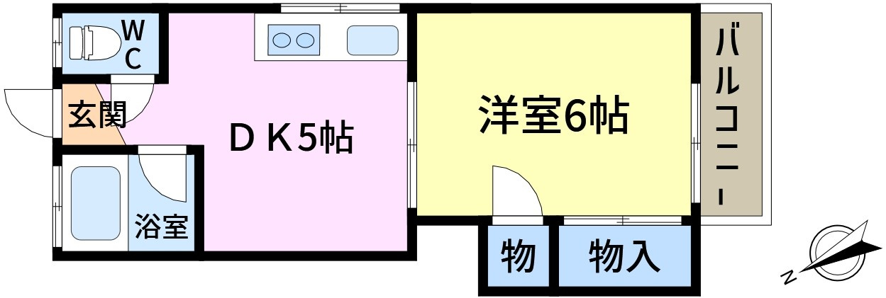 中央コーポ NO１の間取り