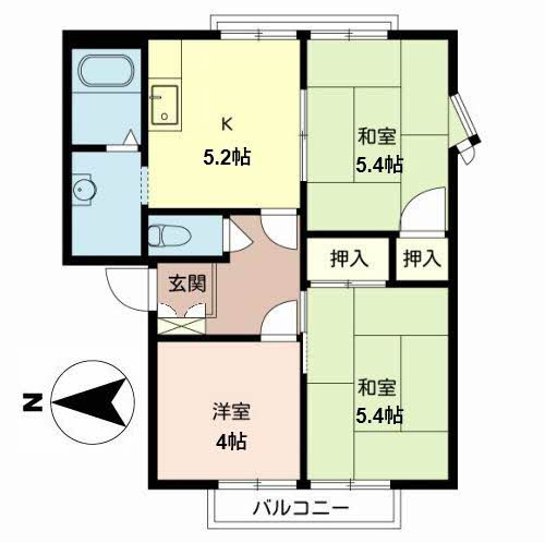 ガーデン・ハイムの間取り