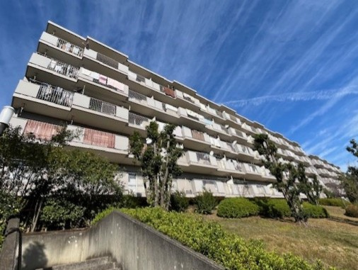 椿峰ニュータウン105街区2号棟の外観|総戸数：50戸数