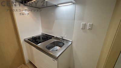 壁付けキッチンでスペースを有効活用できます！