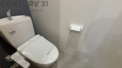 温水洗浄便座機能付き♪