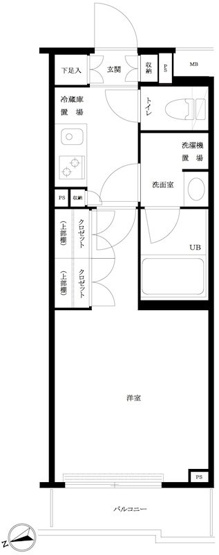 【間取り】 | ルーブル大森西