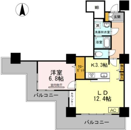 【間取り】 | 品川シーサイドビュータワー Ⅰ