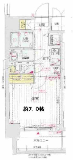 【間取り】 | ジアコスモ江戸堀パークフロント
