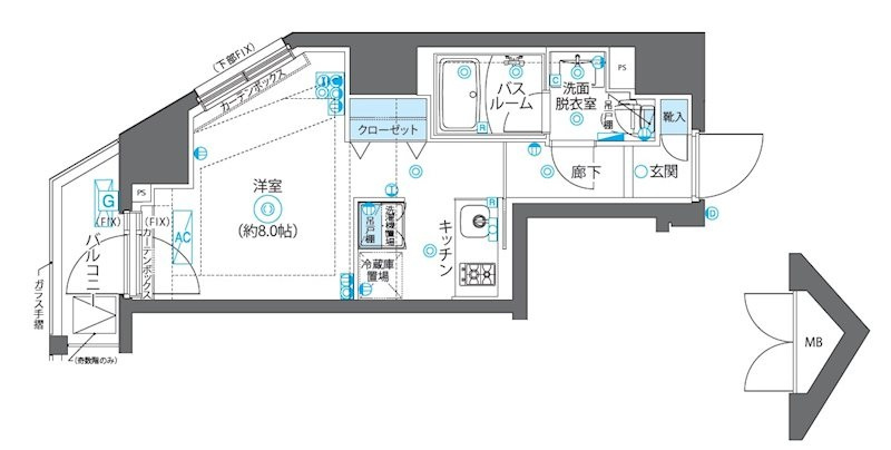ZOOM新宿下落合 の間取り|間取りです。