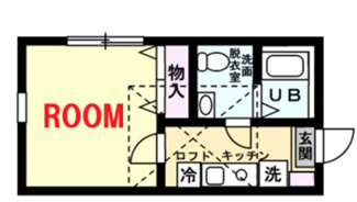 【間取り】 | Beach　Lagoon杉田