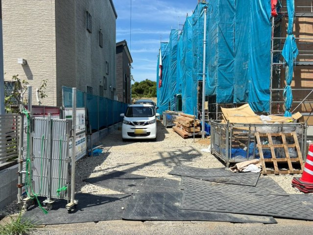 タマタウン　大垣市宝和町（大垣西小Ⅱ）　全2区画分譲の前面道路含む現地写真|「現地（2026年8月20日）撮影」　
■前面道路　
■ヤマダ不動産　株式会社リライフ