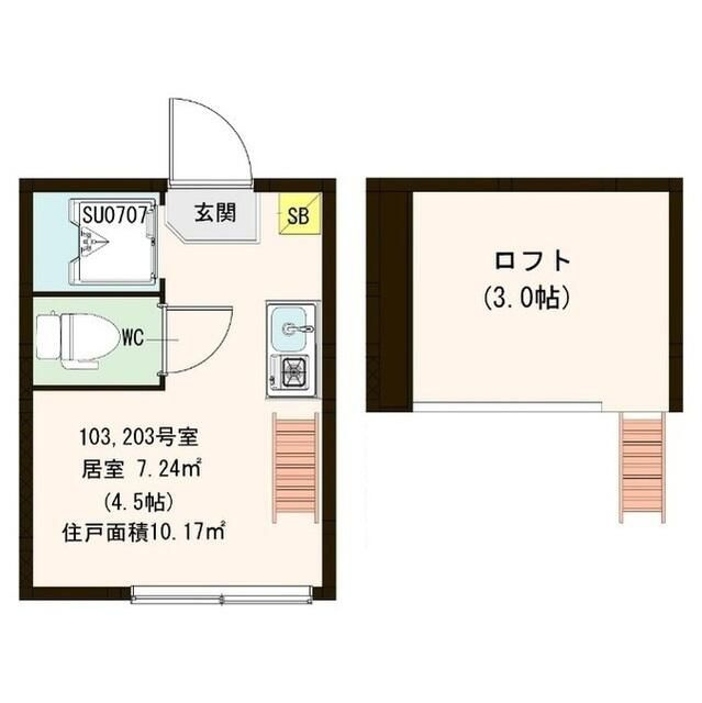 メゾン・プーラ豊島の間取り