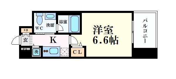 【間取り】 | ファーストフィオーレ難波ウエスト