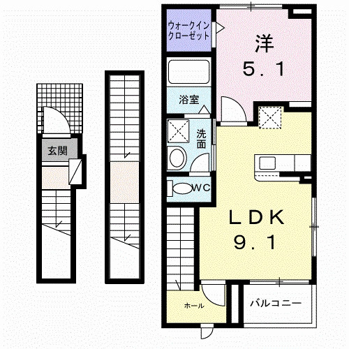 【間取り】 | メゾンサブーリュ