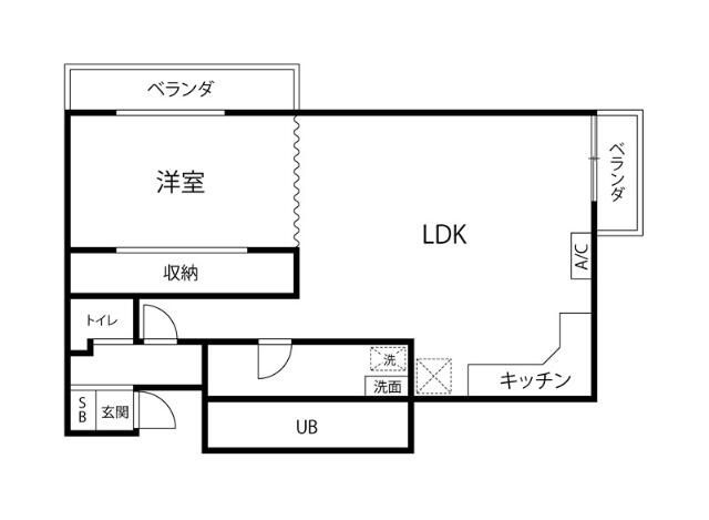 【間取り】 | クローネ北沢