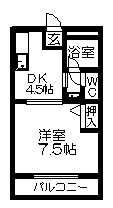 山一ビルNO.7の間取り