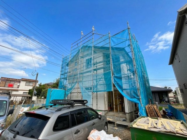 筑西市甲　第１期　全1邸の外観|建築中の様子が見られるのも今だけ♪ぜひ、お気軽にお問い合わせください！
2026年10月撮影