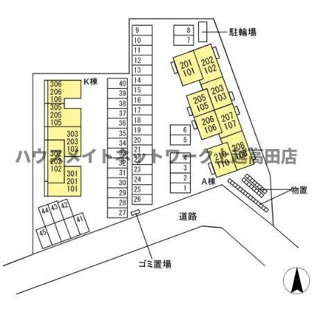 プレミアステイツ Ｋの区画図|配置図