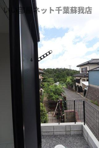 パセオグランデ誉田のバルコニー|お洗濯ものも干せます♪