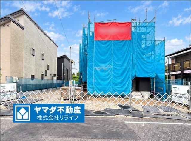 タマタウン　大垣市宝和町（大垣西小Ⅱ）　全2区画分譲の外観|「現地（2026年8月20日）撮影」　　
■全体写真　
■ヤマダ不動産　株式会社リライフ　