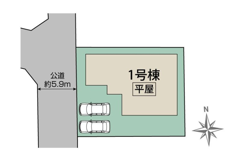 ブルーミングガーデン  水戸市千波町　5期　限定1棟！の前面道路含む現地写真|並列駐車可能なカースペースを確保。毎日のお車の出し入れがストレスなく行えます！
お問い合わせはHPから、またお電話でも、お気軽にどうぞ。