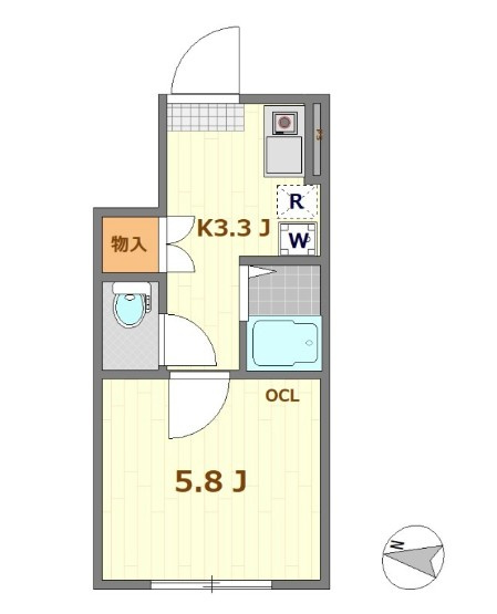 【間取り】 | マーレ明大前Ⅱ