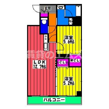 【間取り】 | プレスタイル博多駅南 | プレスタイル博多駅南の間取り