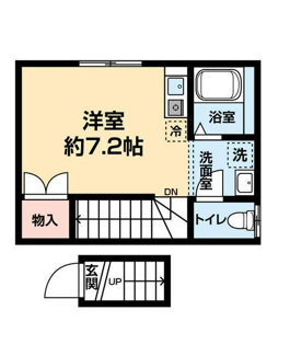 【間取り】 | ＭＱｕａｒｔｏ熊野前 | 間取りです。