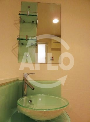 ラシュレエグゼ難波南の独立洗面台|ラシュレエグゼ難波南　独立洗面化粧台