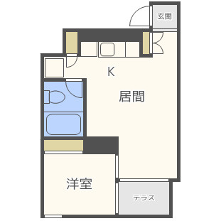 La Douceur湊町の間取り|ラ・ドゥセール湊町　間取り