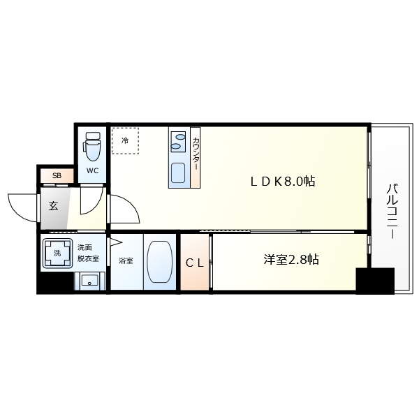 セレニテ日本橋エクラの間取り|セレニテ日本橋エクラ　間取り