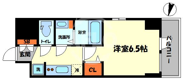 CITY　LUX　NAMBA　SOUTHの間取り|CITY　LUX　NAMBA　SOUTH　間取り