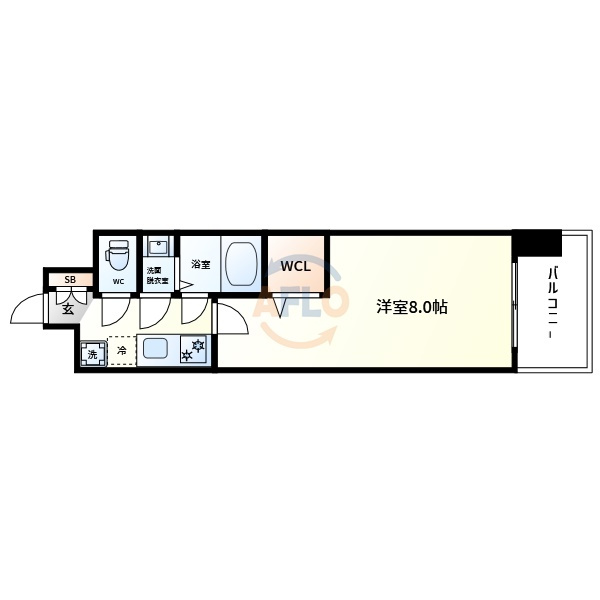 ラグゼ難波南の間取り|Luxe難波南　間取り