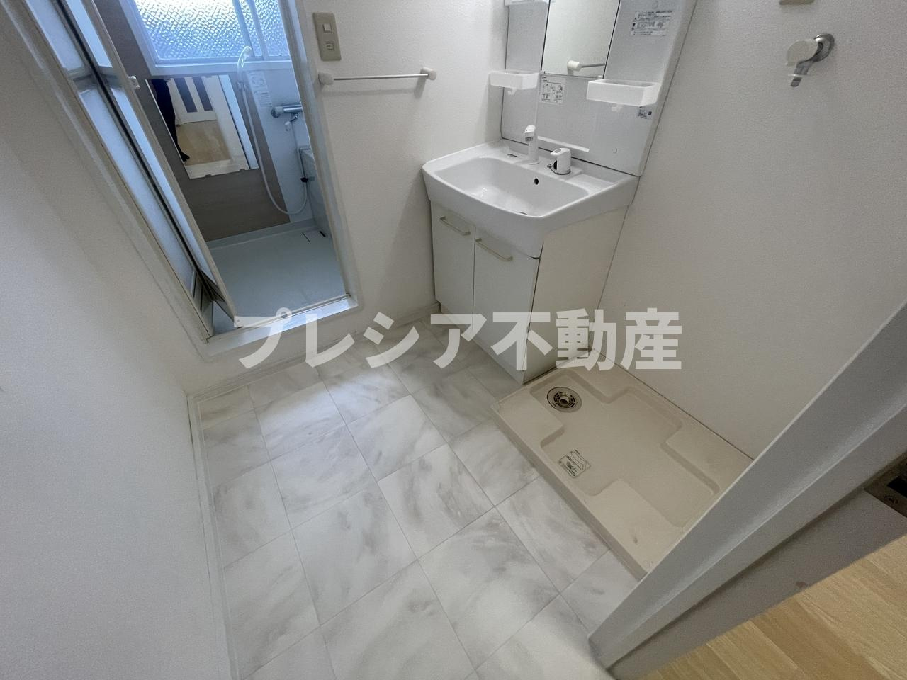 甲子園フラットの洗面所