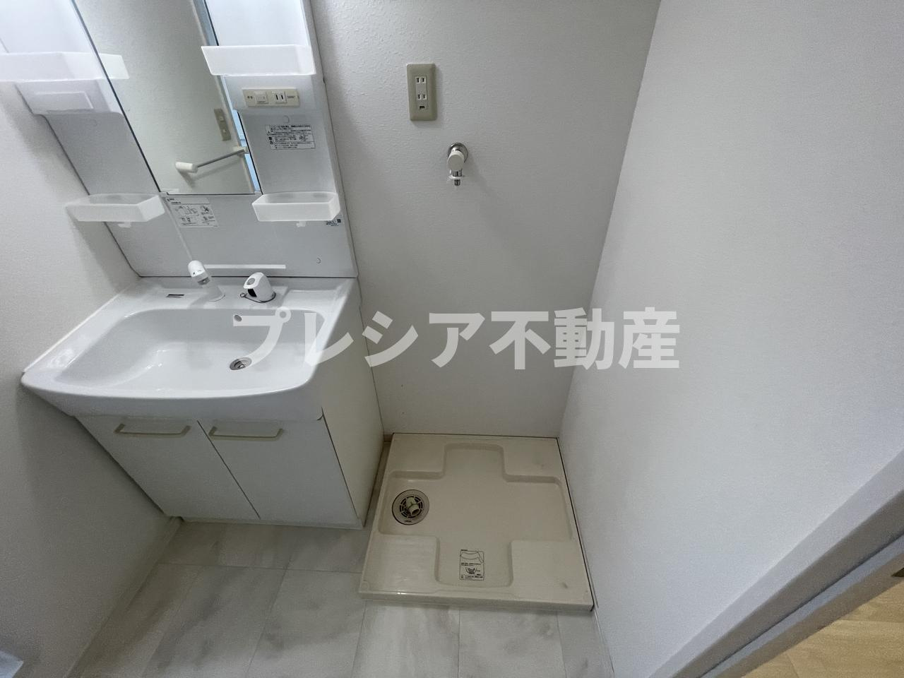 甲子園フラットの洗面所