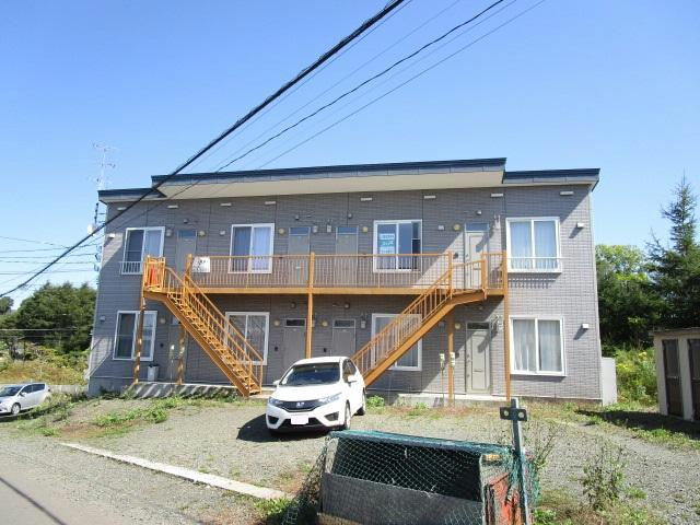 釧路市緑ケ岡５丁目のアパートの外観
