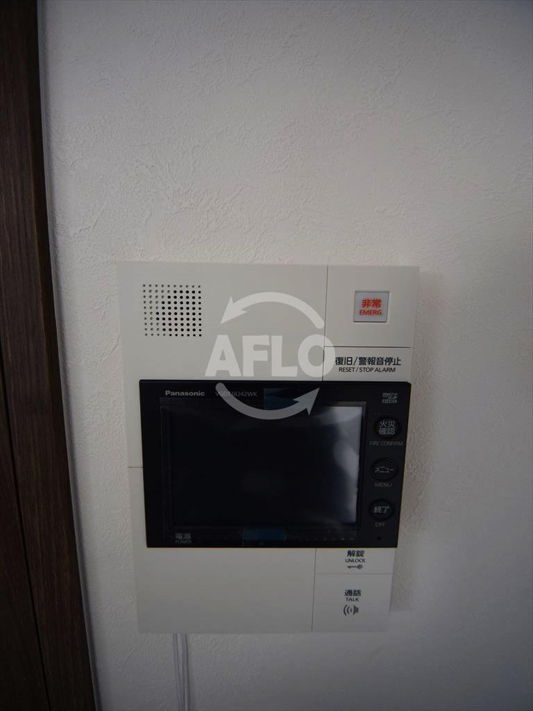 レオンコンフォート難波ミラージュのセキュリティ|レオンコンフォート難波ミラージュ　ＴＶ付モニターホン