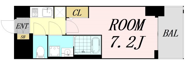 S-RESIDENCE大和田aline　仲介手数料無料の間取り