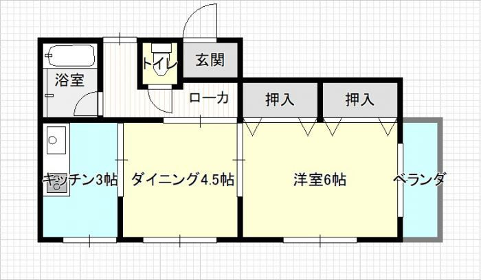 コーポ飛形の間取り