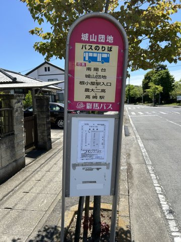 高崎市城山町１丁目の売地の周辺