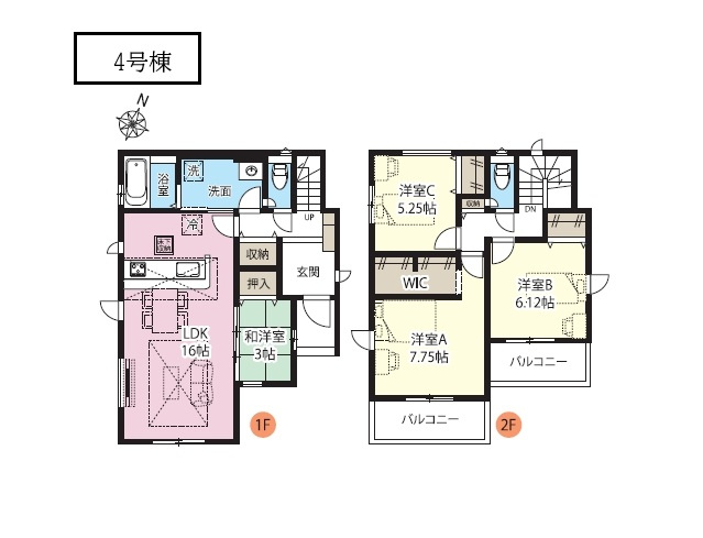 川越市的場３８期　全１０棟　４号棟の画像