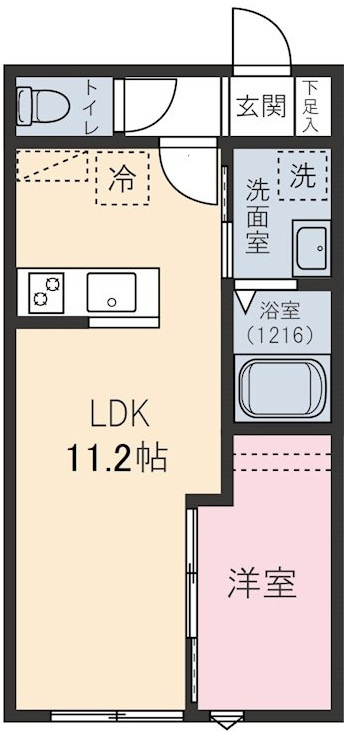 ゼルコーバ の間取り|間取りです。