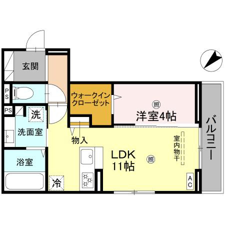 D's町坪の間取り