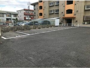 ビューラー牧の里の駐車場