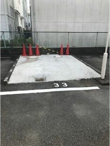 ビューラー牧の里の駐車場