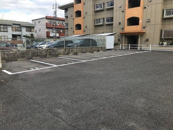 ビューラー牧の里の駐車場