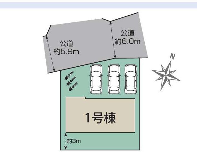 【区画図】 | 上尾市小泉　新築戸建　ブルーミングガーデン01