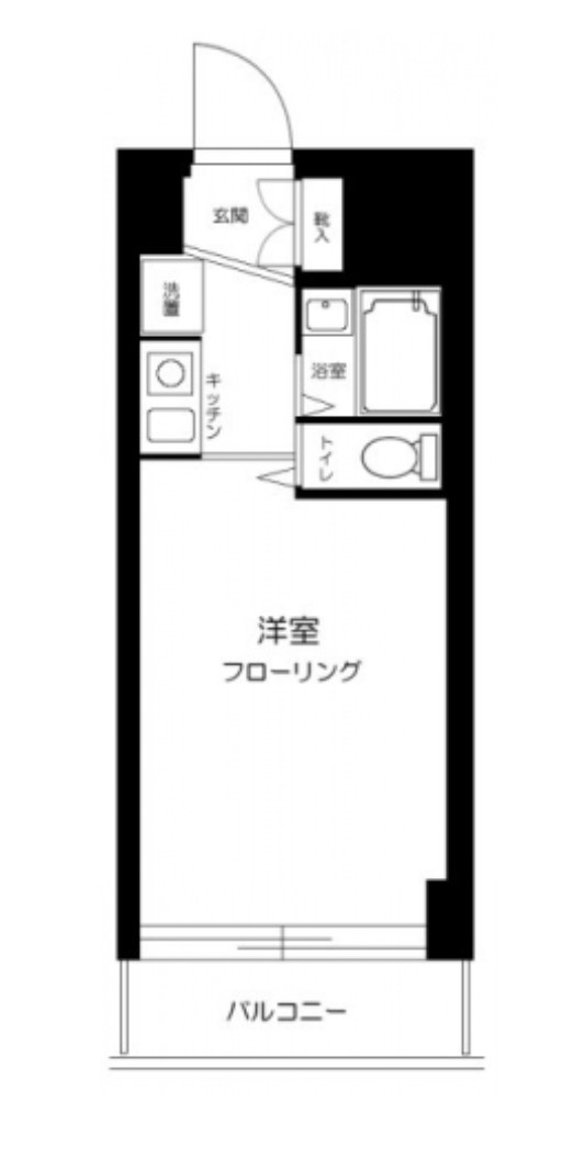プライムステイ築地の間取り