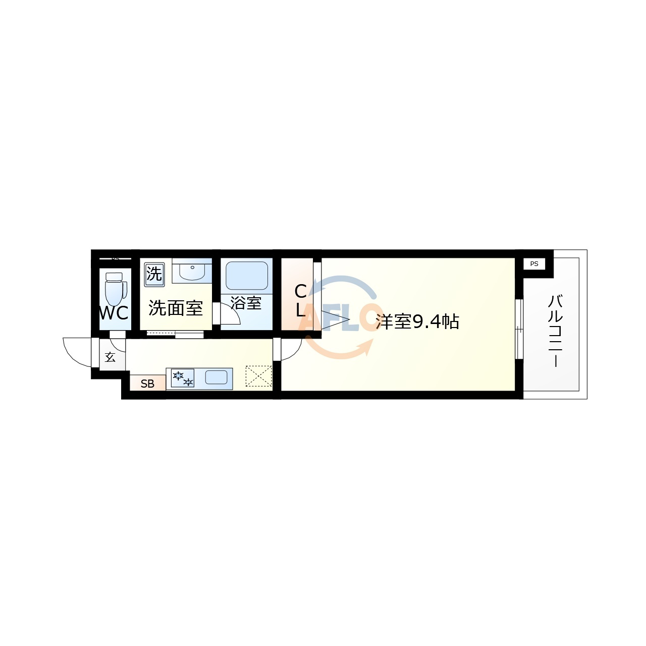 レクラン神路の間取り|レクラン神路　間取り